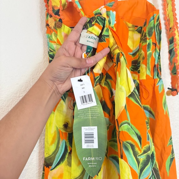 NWT FARM Rio Chic Pears Belted Mini Dress - Picture 12 of 13